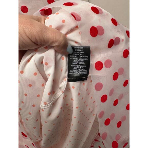 For Love & Lemons, Rhoda Dress, Red Polka Dot, Empire Waist, NWT, Womens Size S - Picture 9 of 9